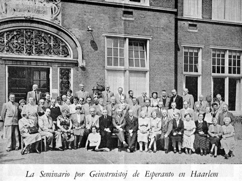 Ĉe-seminario en Haarlem (1954)